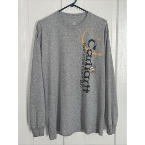 Carhartt long sleeve Men’s Gray T-shirt medium weight Medium size